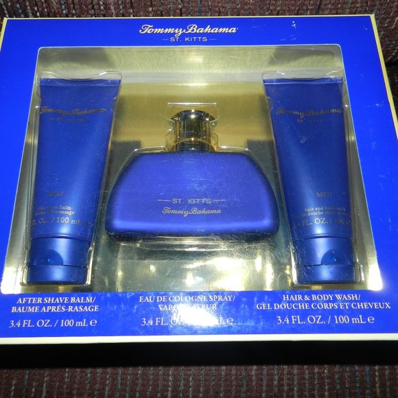 Tommy Bahama St. Kitts for Men Spray & Grooming 3Pc Gift Set 🆕💥🆕SHIPS😮‍💨⚡🚚